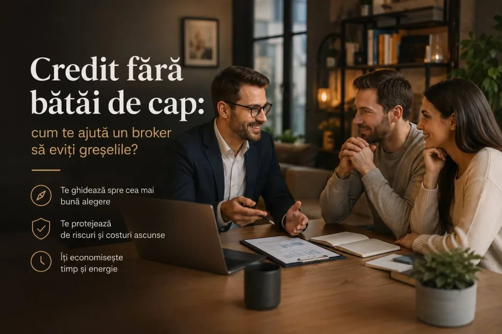 Credit fără bătăi de cap cum te ajută un broker să eviți greșelile