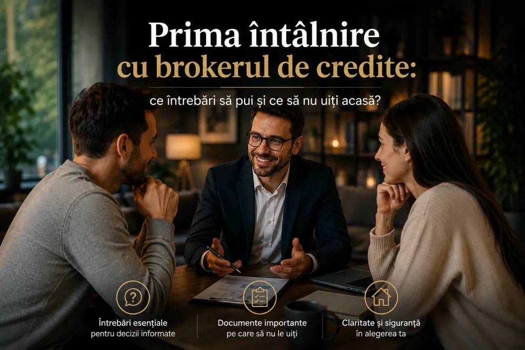 Prima întâlnire cu brokerul de credite