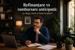 Refinanțare vs rambursare anticipată