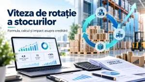 Viteza de rotație a stocurilor: formulă, calcul, interpretare și impact asupra creditării bancare a firmei